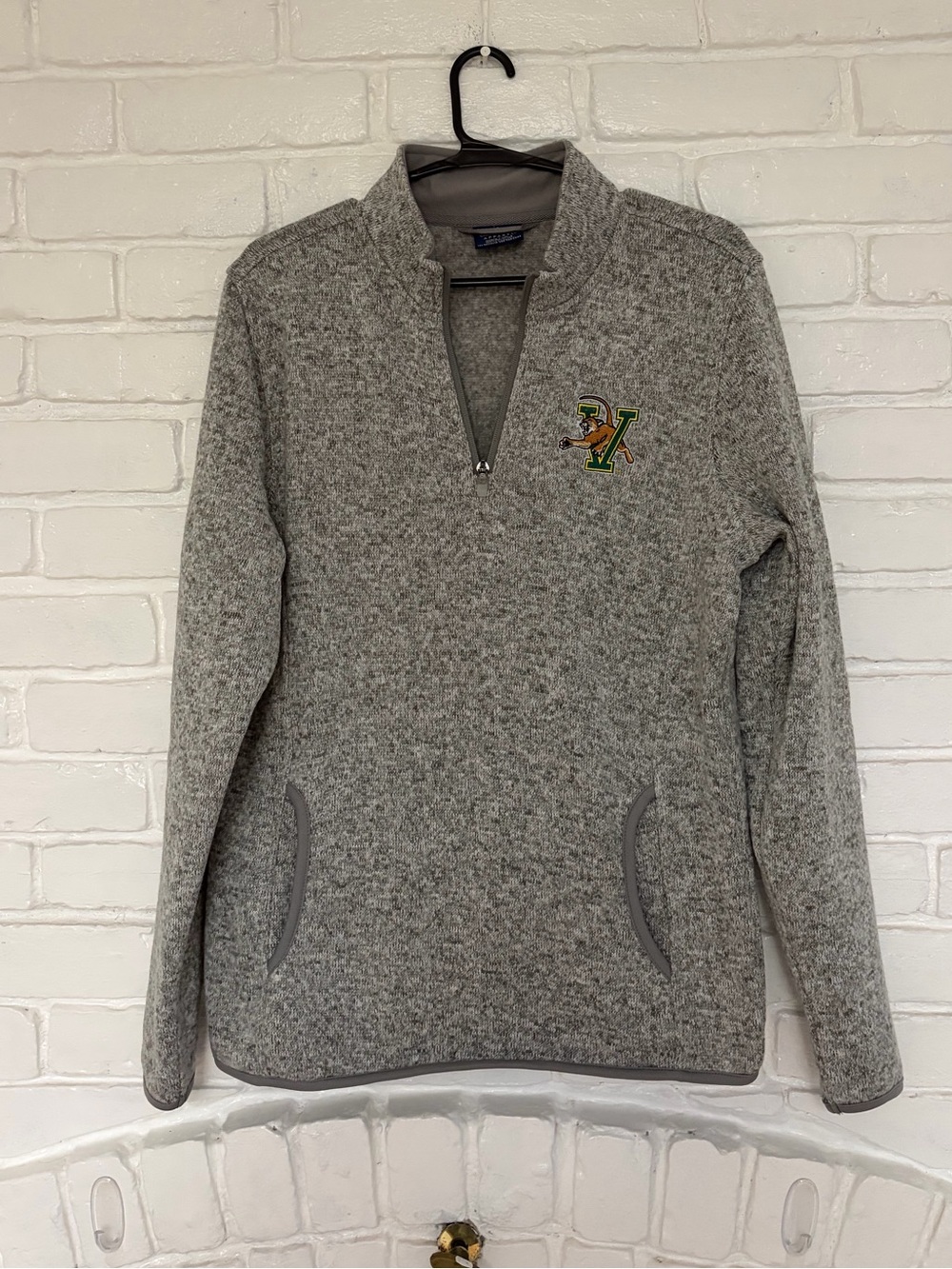 Women’s university of Vermont uvm quarter zip sweater size large